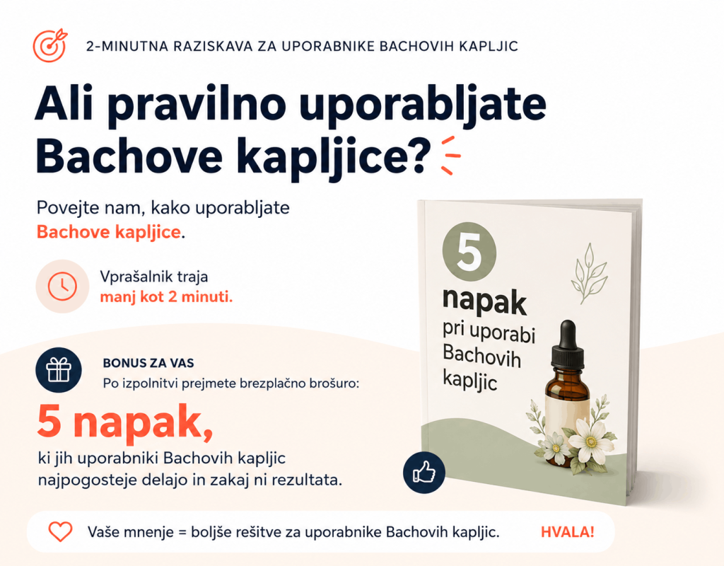 Ali pravilno uporabljate Bachove kapljice 1
