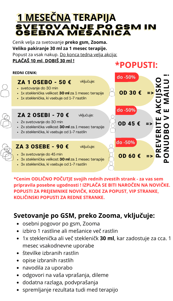 cenik ugodne Bachove kapljice 