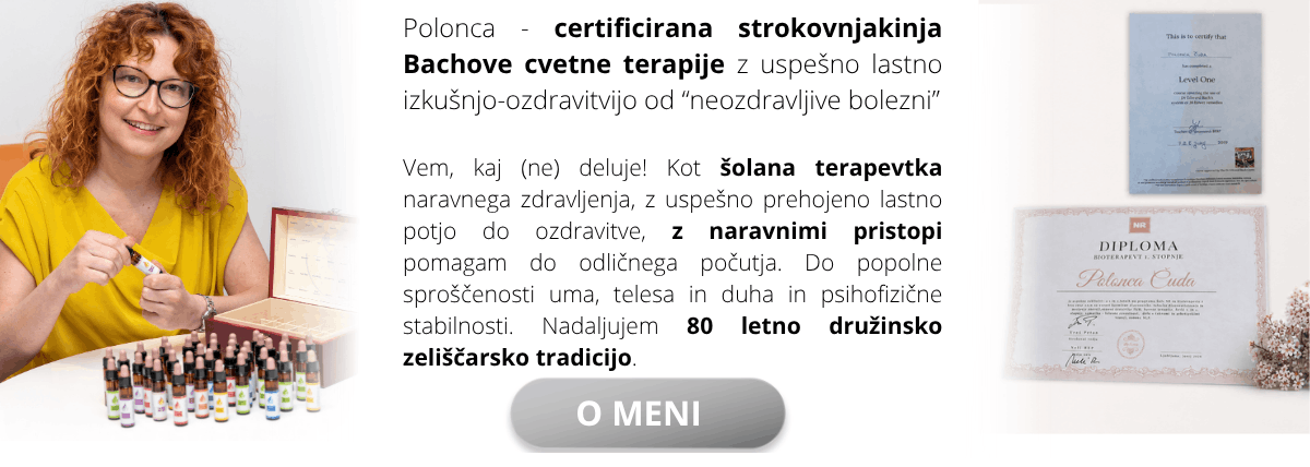Polonca Čuda - certificirana Bachova cvetna terapevtka iz Ljubljane 1