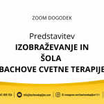 predstavitev izobraževanja in šole Bachove cvetne terapije